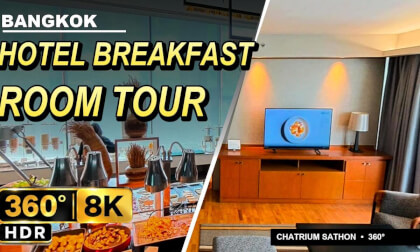 Chatrium Sathon Bangkok in 360° | Breakfast & Room Tour | 8K HDR