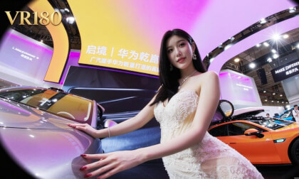 A beautiful car model, Qingdao, China.小乌苏tina