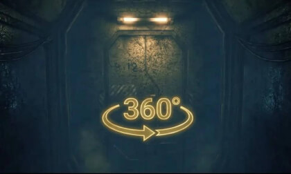 Abandoned Space Station Sci-Fi Ambience: 360° Video Focus & Deep Work