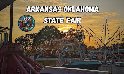 Immerse in the Fair at Night: Arkansas Oklahoma State Fair 2026 (4K 360 VR Walk)