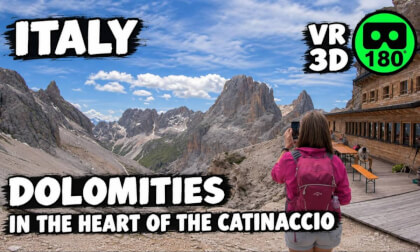 Ciampedie to Rifugio Vajolet & Passo Principe | Dolomites VR180 3D Hike
