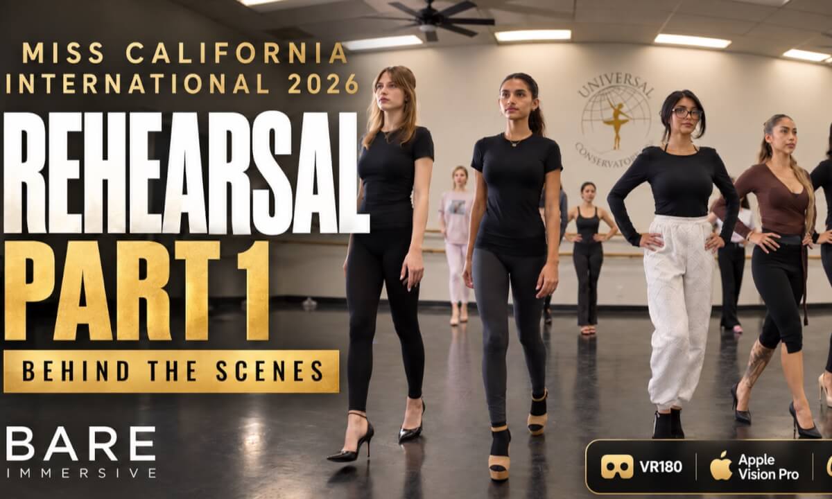 Miss California International Rehearsal Part 1 VR180 8K