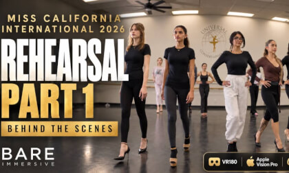 Miss California International Rehearsal Part 1 VR180 8K