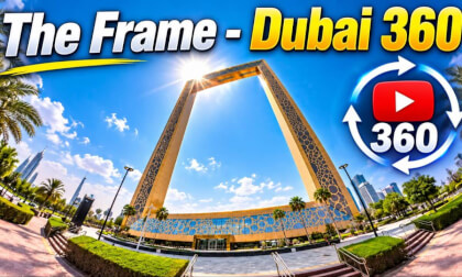 Walking Around the Dubai Frame 🇦🇪 | Immersive 360° Dubai Experience