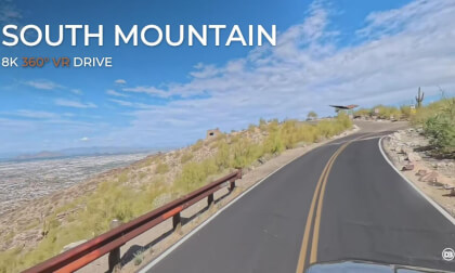 South Mountain 8K 360° VR Scenic Drive | Phoenix, Arizona | Insta360 X5