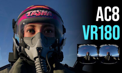 ACE COMBAT 8: WINGS OF THEVE | VR180 Machinima