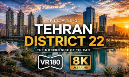 Tehran District 22 in 8K VR180 | The Modern Side of Tehran