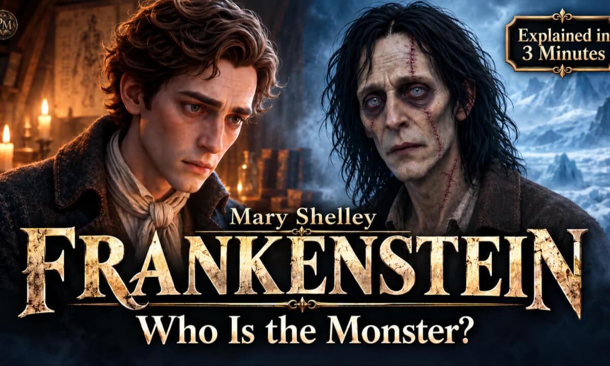 Frankenstein Explained in 3 Minutes | Mary Shelley – Who Is the Monster?