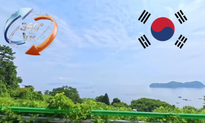 Namhae Coastal Road 3 :   From Songjeong Beach to Choyang Island. 남해 해안도로 3 :송정에서 초양도 아쿠아리움