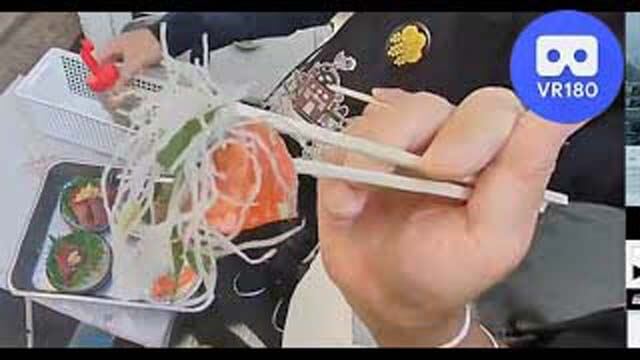 Tuna and Salmon Sashimi @ Tsukiji Outer Market