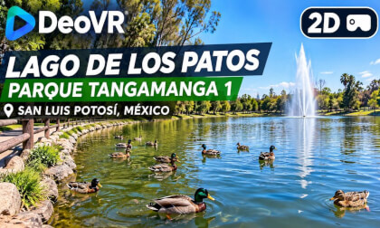 POV VR 2D Morning Walk SLP Park Mexico!