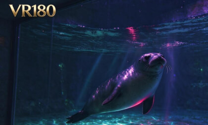 Tonight's seals come with their own mood lighting.今晚的海豹，自带氛围灯