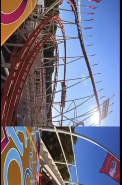Splitscreen Rollercoaster