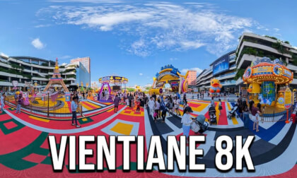 B Duck Parksan Play Land | สวนสนุกสำหรับเด็กในศูนย์การค้า Parkson | Vientiane, Laos | 8K 360° VR Walk