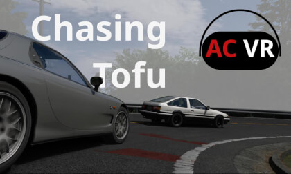 Assetto Corsa VR - Chasing Tofu Downhill Akina