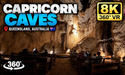 Capricorn Caves | 8K 360° VR Cave Tour | Queensland, Australia 🇦🇺