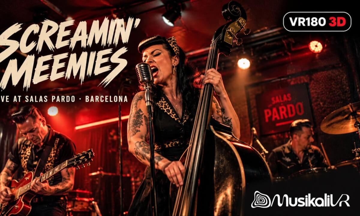 Screamin’ Meemies Live in Barcelona | Psychobilly in VR180 3D