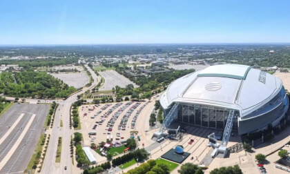 360 8K Drone Fly - AT&T Stadium