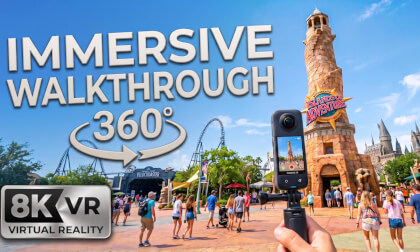 ​Universal Islands of Adventure 360° 8K | Virtual Walking Tour [VR]