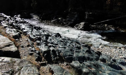 Eroded and Polished Basalt