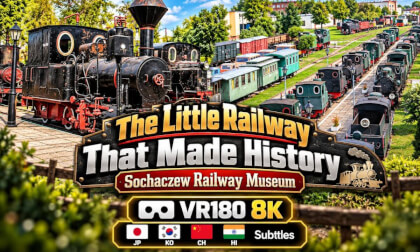 The Little Railway That Made History | Sochaczew Railway Museum | VR180 8K JP,KO,CH,HI Subtitles