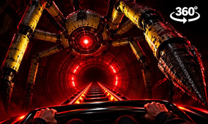 I Survived the Underground Mars Game (1980s) | 360° VR Horror