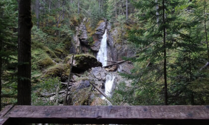 Waterfall on Begbie Creek 3d