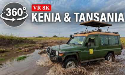 360° VR Experience in Kenya & Tanzania| By Jeep Through Water, Savanna & City