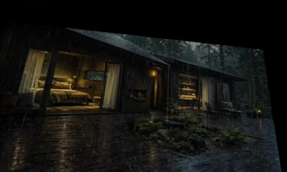 Rain on pourch