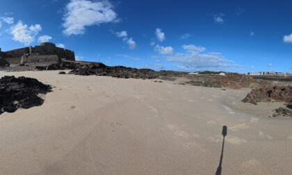 Low tide outside Elizabeth Castle, Jersey
