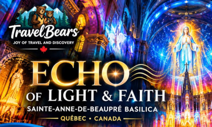 Echo of Light & Faith ✨ | A Breathtaking 360° VR Journey Inside Sainte-Anne-de-Beaupré Basilica, Québec 🇨🇦 | TravelBears