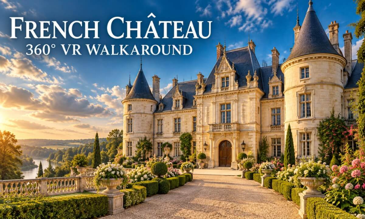 Explore a French Château | Immersive 360° VR Walkaround
