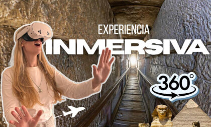 Interior de la Gran Pirámide en 360°: el viaje que tenés que ver