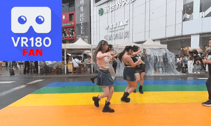 2023,06 Someone is filming a dancing video in  Ximending. 2023,06 Someone is filming a dancing video in  Ximending.