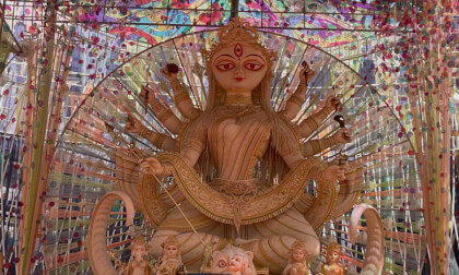 Durga Puja Kolkata, India - October 2023-VR180 3D VR Video Durga Puja Kolkata, India - October 2023-VR180 3D VR
