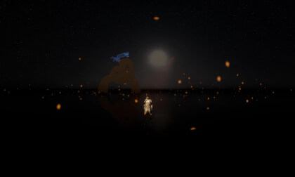 Lanterns on Still Water