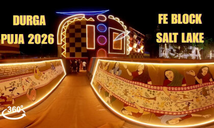 FE block Salt Lake Durga Puja 2026 | 360°VR Pujo