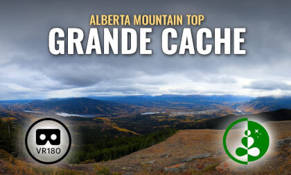 Grande Cache Mountain Top | VR180 3D | Alberta Rockies