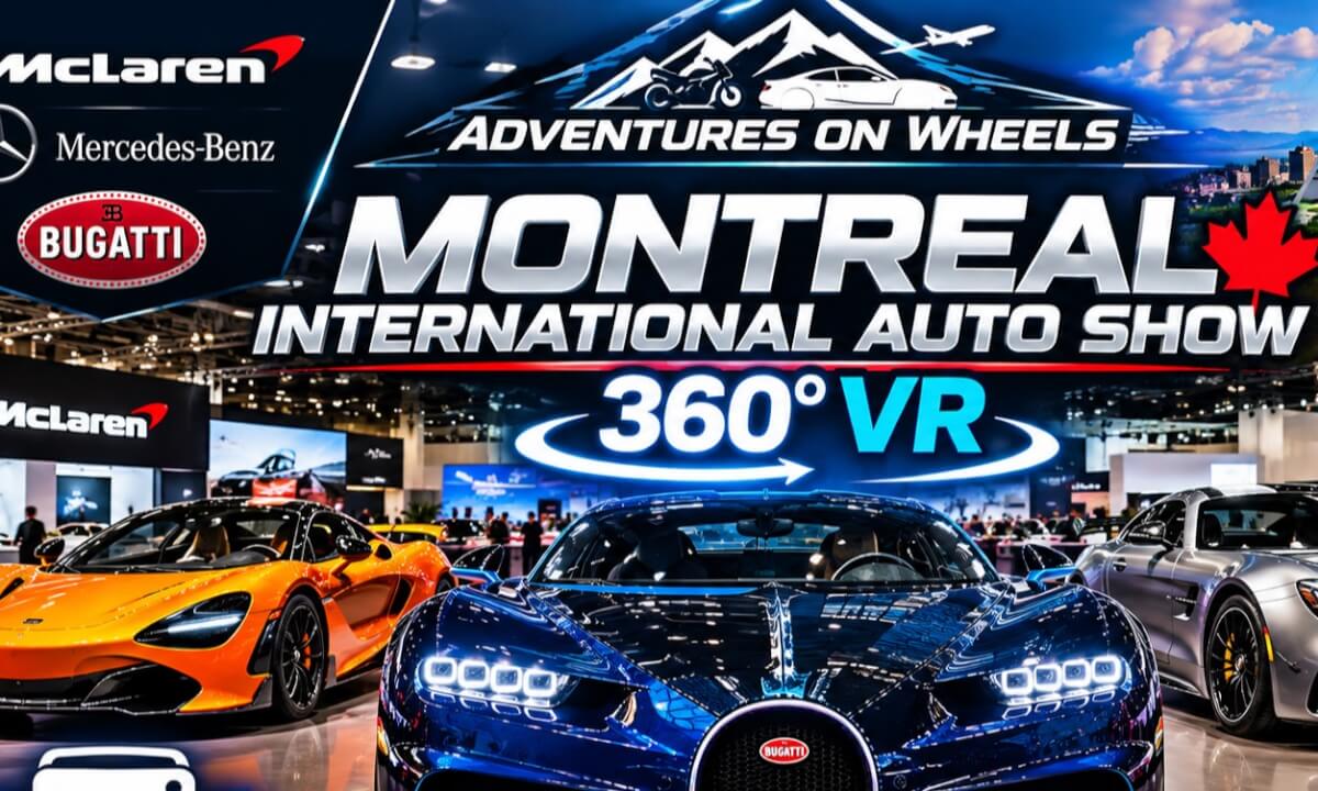 Montreal Auto Show 360° VR 🚘 | Inside a World of Automotive Legends — McLaren, Mercedes-Benz & Bugatti Chiron | Adventures on Wheels