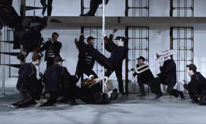Elvis Presley  - Live From The Jail (colorized) (1957)