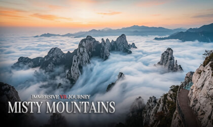 Misty Mountains ｜Walking Through the Clouds云雾山海[8K VR180]