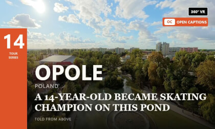 The Island Where Opole Began — 360° VR guided tour 14/1000 · Opole, Poland · captions