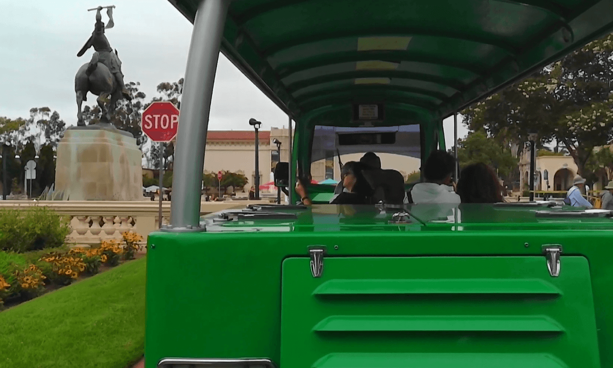 Balboa Park Tram, San Diego, CA Flat 3D