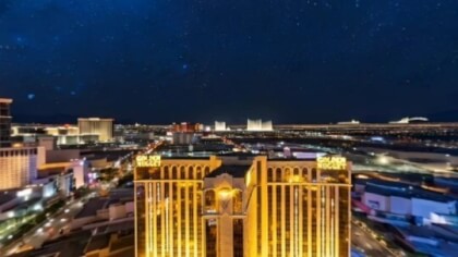 360 Imaginary Stratosphere View of Vegas