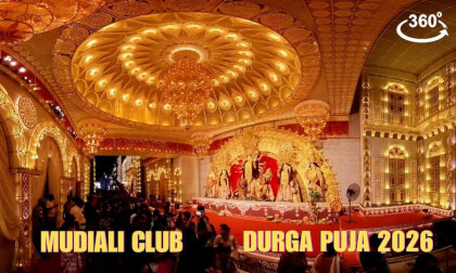 Mudiali club Durga Puja 2026 | 360°VR Pujo