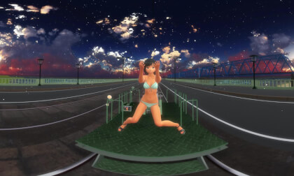 [MMD] Mobu-chan and Miyuki-chan in a family-friendly mine cart ride 6656x3328/120fps (rev.331)