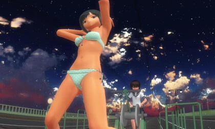 [MMD] Mobu-chan and Miyuki-chan in a family-friendly mine cart ride 6656x3328/120fps (rev.331)