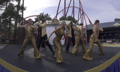 Six Flags Great America Retro Rhythm 3D 180° 8K