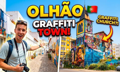 Olhão Walking Tour 360: Famous Spots, Hidden Graffiti Streets & More!