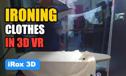 Ironing Clothes at Home in 3D VR | Everyday Life in India | iRox 3D